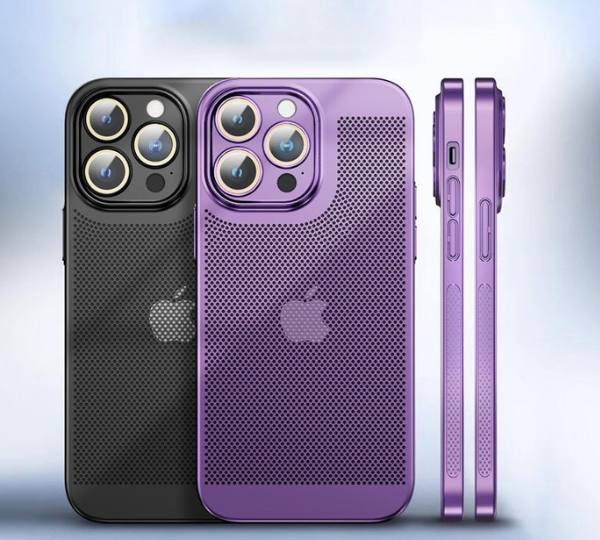 Case Ultra Glass Slim Para iPhone – Dissipação de Calor + Galvanoplastia Premium