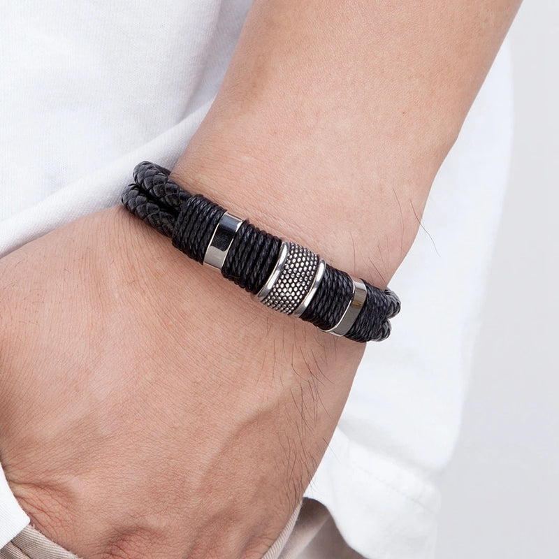 pulseira Magnética Alpha Animale 4000ions® em couro