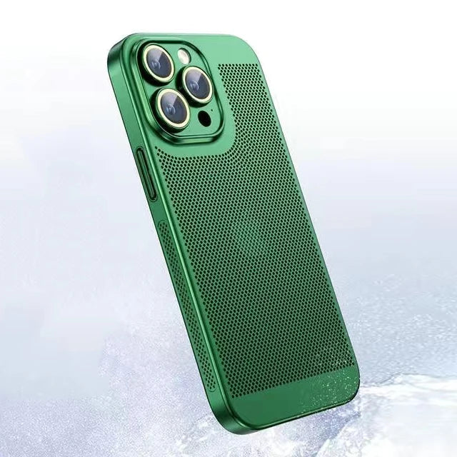 Case Ultra Glass Slim Para iPhone – Dissipação de Calor + Galvanoplastia Premium