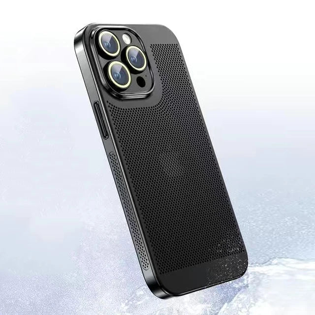 Case Ultra Glass Slim Para iPhone – Dissipação de Calor + Galvanoplastia Premium