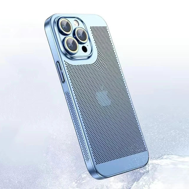 Case Ultra Glass Slim Para iPhone – Dissipação de Calor + Galvanoplastia Premium